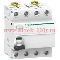 УЗО Acti 9 iID 4П 100A 300mA AC Schneider Electric