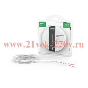 Лента светодиодная Basic 9.6Вт/м 12В 624lm/м IP20 зел. (уп.3м) Gauss BT068