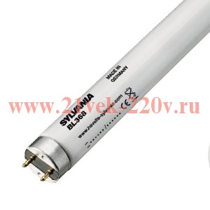 Лампа в ловушки для насекомых SYLVANIA F15W/ T8/BL368 G13 Quantum d26x437 355-385nm (полимеризация)