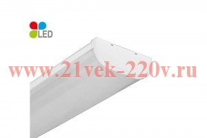 Светильник светодиодный Oval 218 LED IP20 офисный накладной матов. рассеив. Ксенон 0270018513