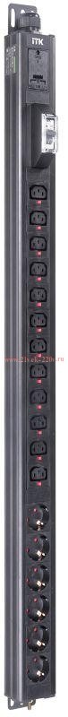 Блок распределения питания BASE PDU PV1112 23U 1ф 32А 6SCHUKO 12C13 3м IEC60309 ITK BS-PV-43-12C13-0