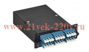 Кассета для кросса ST OS2 MTPm 6хLC-quad (24 ОВ) ITK FCPS-0902-MTPM-024LCQ