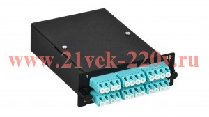 Кассета для кросса ST OM3 MTPf 6хLC-quad (24 ОВ) ITK FCPS-5003-MTPF-024LCQ