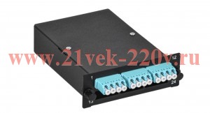 Кассета для кросса ST OM3 MTPf 3хLC-quad (12 ОВ) ITK FCPS-5003-MTPF-012LCQ