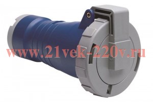 Розетка кабельная ABB 216 C6W IP67 16A 2P+E