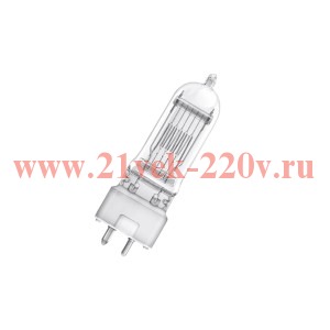 Лампа галогенная 64672 240V 500W GY9.5 (M/40) d22x85mm 2000h OSRAM (PHI 6877P)