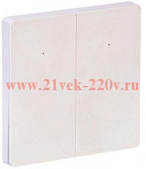 Выключатель-SMART iTEQ 2-кл. 16А б/нейтр. ZigBee бел. ONI IT-SM2ZI-K01