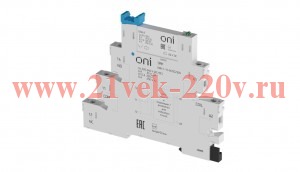 Реле интерфейсное ORK с розеткой 1C 230В AC/DC ONI ORK-1-1C-ACDC230V