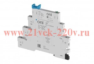 Реле интерфейсное ORK с розеткой 1C 24В AC/DC ONI ORK-1-1C-ACDC24V