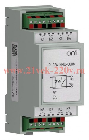 Расширение 8 DO ПЛК W. ONI PLC-W-EMD-0008