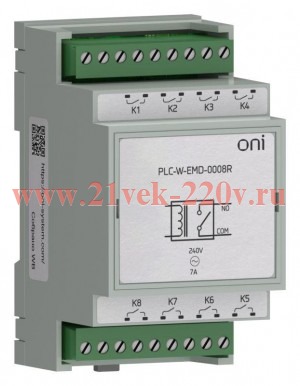 Расширение 8 DO 230В AC ПЛК W. ONI PLC-W-EMD-0008R