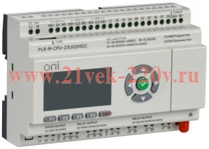 Контроллер программируемый логический (микро ПЛК) PLR-M. CPU с GSM DI10/PT3/DO08(R)/02(T) 24В DC ONI