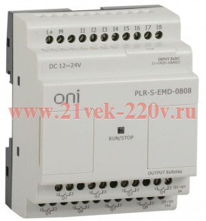 Реле логическое PLR-S. 8DI/8DO ONI PLR-S-EMD-0808