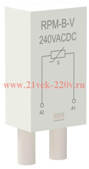 Модуль защиты для реле варистор 240В ACDC ONI RPM-B-V-ACDC240V