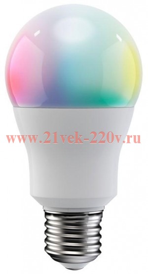 Лампа светодиодная SMART iTEQ А60 4Вт E27 230В W+RGB WIFI+BLE ONI IT-L220E27-YR004-WB