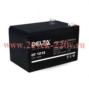 Аккумулятор 12В 12А.ч. Delta DT 1212