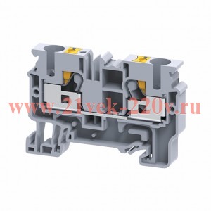 Клемма проходная push-in OptiClip CP-10-I-57А (0.5-10) сер. КЭАЗ 331842