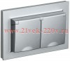 Розетка 2х2P+E Schuko шторки с крышкой 2-я16А IP44 IEK BRITE алюминий в сборе (РСбш12-3-44-БрА)