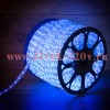 Светодиодный дюралайт 2W синий 36 LED/2,4Вт/м, постоянное свечение, D13мм, бухта 100м