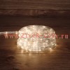 Светодиодный дюралайт 3W теплый белый 24 LED/1,6Вт/м, свечение с динамикой, D13мм, бухта 6м