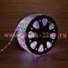 Светодиодный дюралайт 3W мульти (RYGB) 24 LED/1,6Вт/м, свечение с динамикой, D13мм, бухта 100м