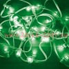 Гирлянда LED Galaxy Bulb String 10м, белый КАУЧУК, 30 ламп*6 LED ЗЕЛЕНЫЕ, влагостойкая IP65