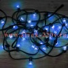 Гирлянда LED Galaxy Bulb String 10м, черный КАУЧУК, 30 ламп*6 LED СИНИЕ, влагостойкая IP65