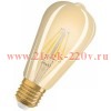 Лампа филаментная светодиодная капля Osram LED Vintage CLAS ST64 34 4W/824 380lm E27 Filament