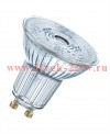 Лампа светодиодная LS PAR16 8036° 6,9W/827 (=80W) 230V GU10 575lm (стекло) OSRAM тёплый белый свет