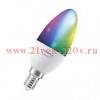 WiFi Candle Multicolour 40 5 W/RGBW 470Lm E14 d38*107 (3шт в упаковке) - лампа LEDVANCE