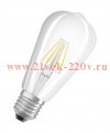 Лампа филаментная капля Osram LSSP EDISON 60 5,8W/940 DIM 230V E27 прозрачная