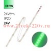 Светодиодная лента FL-Strip 2835-S120-G 24.0W/m GREEN DC-24V IP20 10*5000mm FOTON