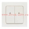 Выключатель 2-кл. Стокгольм Умный бел. Zigbee Сonnect EKF RCV-ST2-WD-ZB