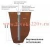 Комплект электролитического заземления L6000мм вертикальное (2 места) PROxima EKF gc-el6000-v