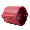 Труба гладкая ПНД разборная d160мм 750Н красн. PROxima EKF tr-hdpe-160-750-red