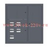 Щит этажный 5кв. RAL7024 (1000х950х150) PROxima EKF mb29-v-5-ral7024