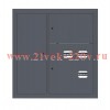 Щит этажный 3кв. слаботочка слева RAL7016 (1000х950х150) PROxima EKF mb29-v-3z-ral7016