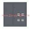 Щит этажный 4кв. слаботочка слева RAL7024 (1000х950х150) PROxima EKF mb29-v-4z-ral7024