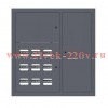 Щит этажный 9кв. RAL7024 3 окна в ряд по гориз. (1000х950х150) PROxima EKF mb29-v-9-ral7024-1