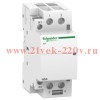 Модульный контактор iCT Acti 9 Schneider Electric 40A 2 полюса 2НО 220В/240В АС 50ГЦ 2 модуль