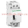 Модульный контактор с ручным управлением iCT Acti 9 Schneider Electric 40A 2п 2НО 220/240В АС 2м