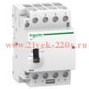 Модульный контактор с ручным управлением iCT Acti 9 Schneider Electric 40A 4п 4НО 220/240В АС 3м