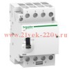 Модульный контактор с ручным управлением iCT Acti 9 Schneider Electric 40A 3п 3НО 220/240В АС 3м