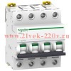 Автоматический выключатель Schneider Electric Acti 9 iC60N 4П 16A 6кА B