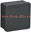 Коробка распаячная ОП КМ42435 80х80х40мм IP67 8 вводов черн. IEK UKO21-080-080-040-K02-66