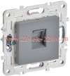 Розетка компьютерная RJ45 кат.5E SKANDY SK-K01Gr серый IEK