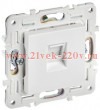 Розетка компьютерная RJ45 кат.6 SKANDY SK-K02W арктический белый IEK