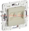 Розетка компьютерная 2-ая RJ45 кат.5E SKANDY SK-K03B бежевый IEK