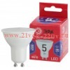 ЭРА LED MR16-5W-865-GU10 R (диод, софит, 5Вт, хол, GU10)