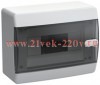 Щит накладной UNION Compact ЩРН-П-8 8м прозрачная дверь IP41 IEK